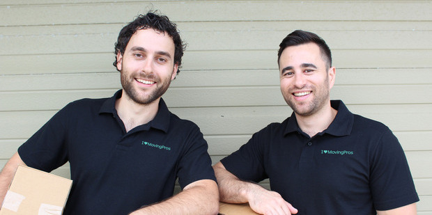 CITY FLIGHT: Brothers Cam (left) and Nate Whitaker, co-founders of MovingPros, say 60 per cent of the site's inquiries are from Aucklanders PHOTO/SUPPLIED