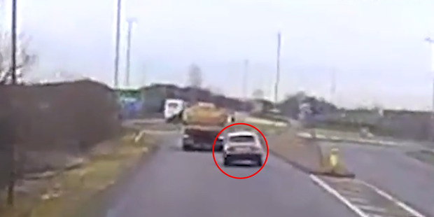 Tania Chikwature attempted to overtake a truck as she was approaching a roundabout.