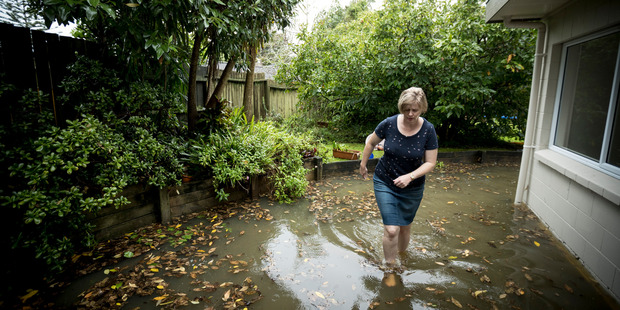 Knight outside her home in Hillcrest. Photo / Dean Purcell