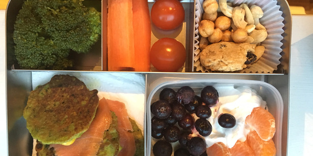 This lunch may be healthy, but what kid wants to eat carrots and broccoli? The secret ingredient of a great school lunch is eatability. Photo / Supplied