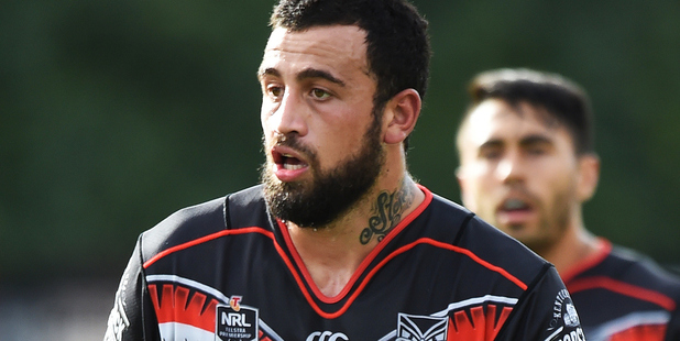 Warriors front-rower Ben Matulino could be making a move across the Tasman in 2018. Photo / Photosport.