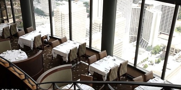 A five-year-old boy died at the Sun Dial restaurant in Atlanta on Friday. Photo / Youtube