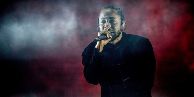 Kendrick Lamar performs at Coachella. Photo/AP