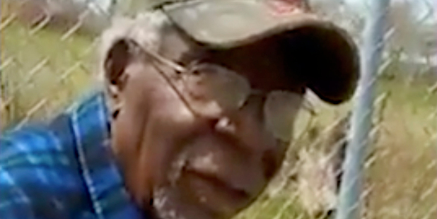 Robert Godwin in Cleveland moments before being fatally shot. Photo / AP