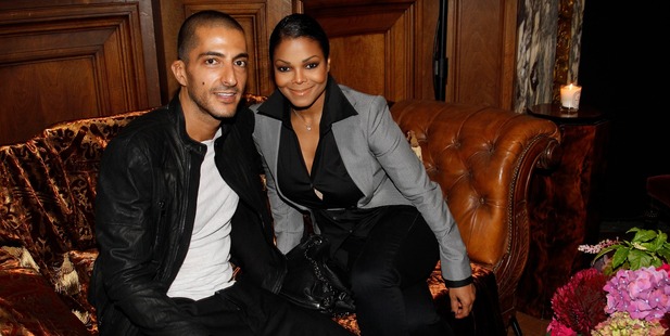 Wissam Al Mana and Janet Jackson. Photo / Getty