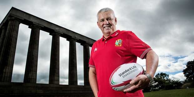 Lions coach Warren Gatland. Photo/AP Photos