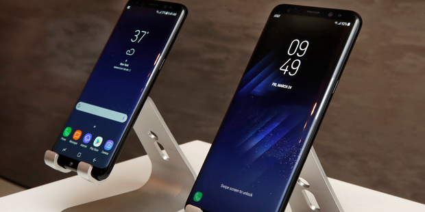 The Samsung Galaxy S8 and S8+ will hit selves from April 28th. Photo/AP
