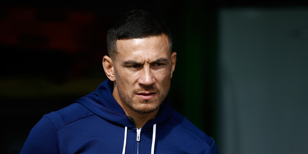 Mr Gould went further than Mr Robertson to praise Sonny Bill Williams' highly negative attitude to banks in general. Photo / Getty Images