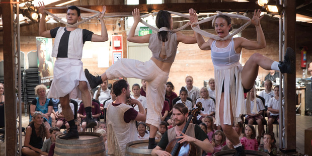 Java Dance Company performing Dirt and Other Delicious Ingredients. Photo / Claire Gordon