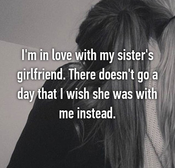 A new thread on the secret sharing app Whisper has revealed the shocking confessions from people who are in love with their sibling's partners. Photo / Whisper