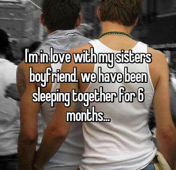 This man admitted that he had been engaging in a relationship with his sister's boyfriend without her knowing. Photo / Whisper