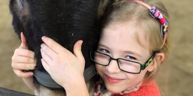 Amber's first words were "I Love you Shocky." Photo / Facebook, Amber's Donkey