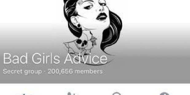 Bad Girls Advice has more than 200,000 members. Photo / Supplied