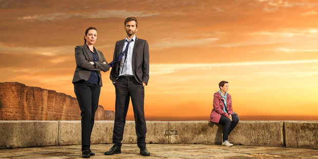 David Tennant and Olivia Colman star in Broadchurch.
