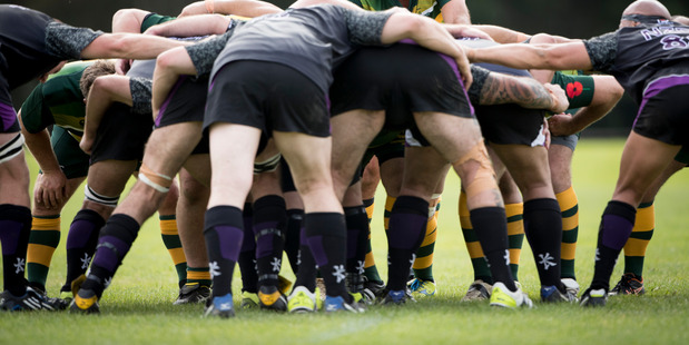 A player has been taken to hospital in a critical condition after collapsing during a rugby game at the World Masters Games. Photo / Dean Purcell