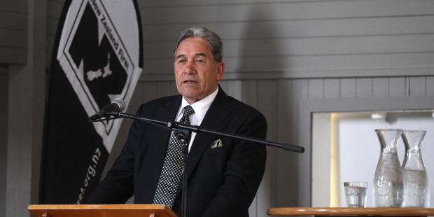 Winston Peters has been criticised for comments about Herald reporters. Photo / Duncan Brown