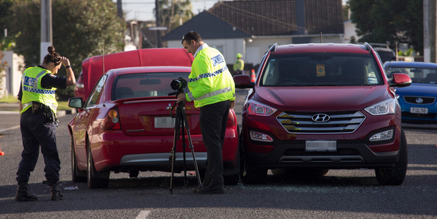 Police are warning motorists to avoid the area of Grayson Avenue, which runs between Puhinui Road and Cavendish Drive. Photo / Brett Phibbs
