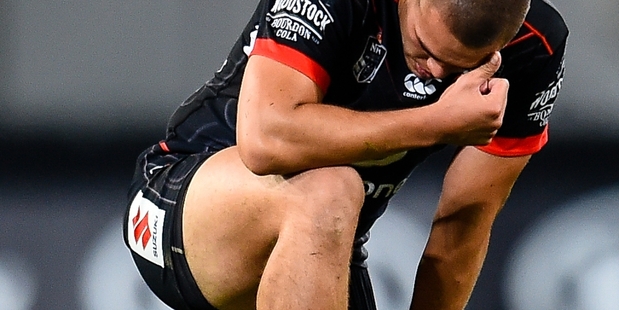 Utility Tui Lolohea has been struggling to cope with his roles at the Warriors and is talking to Australian NRL clubs. Photo / Photosport