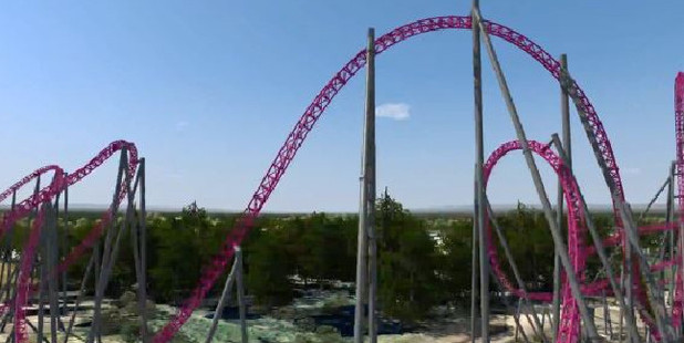 Images of existing rollercoasters around the world have been shared in online theme park forums where members are discussing what the Gold Coast's new rollercoaster could be.