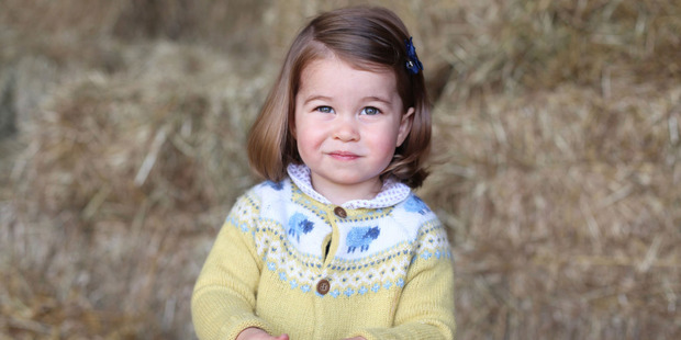 Princess Charlotte photographed by her mother Kate the Duchess of Cambridge. Photo released by Kensington Palace