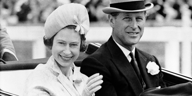 In this June 19, 1962 file photo Britain's Prince Philip and his wife Queen Elizabeth II arrive at Royal Ascot race meeting. Photo / AP