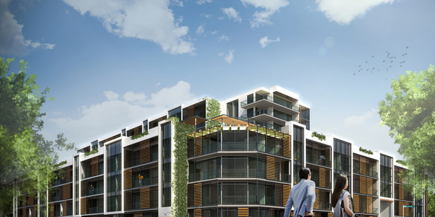 How new apartments at Milford could look when finished.