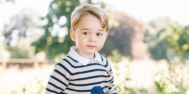 This official photo released by Kensington Palace to mark the 3rd birthday of Prince George in July last year.