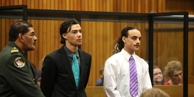 Karl Nuku (left) and Mikhail Pandey-Johnson are sentenced in 2011. Photo / Rob Tucker