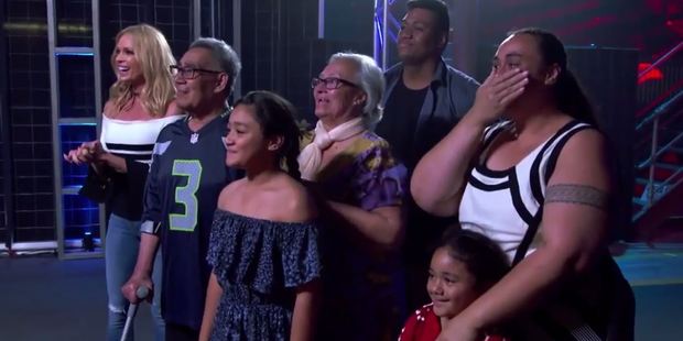 Hoseah Partsch watch as he impresses the judges with his version of 'Almost is Never Enough' by Ariana Grande. Photo / The Voice Australia