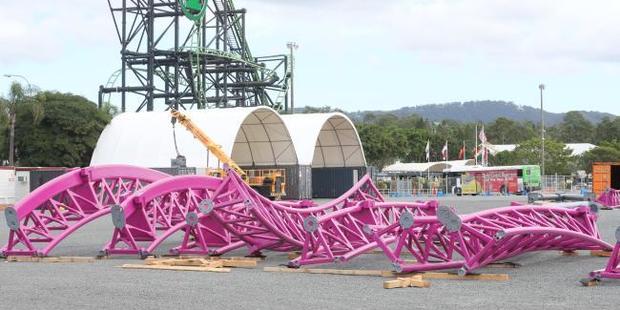 Fans have speculated the ride may be called "The Joker". Photo / Richard Gosling
