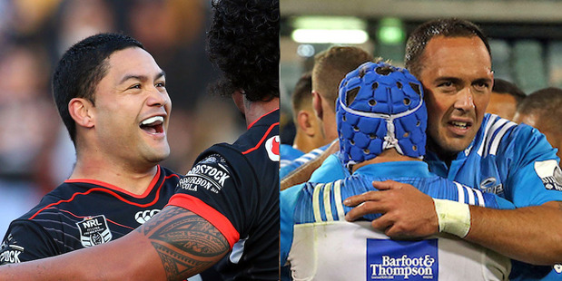 The Warriors and Blues both won on the same day. Photo / Photosport