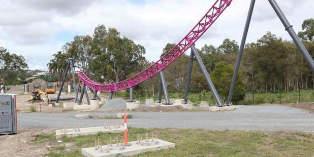 Online theme park forums have gone into a tailspin since construction began. Photo / Richard Gosling