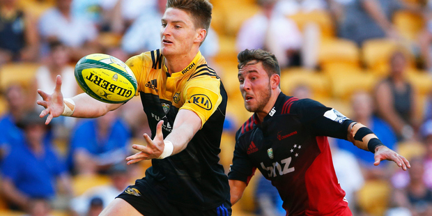 Jordie Barrett in action against the Crusaders. Photosport