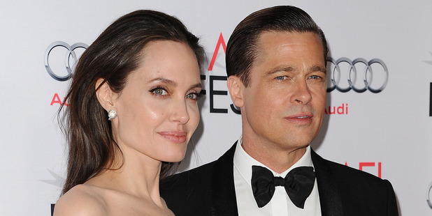 Angelina Jolie and Brad Pitt pictured together in 2015. Photo / Getty Images