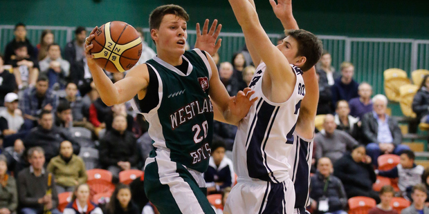 Yanni Wetzell playing for Westlake in 2014. Photo / Photosport