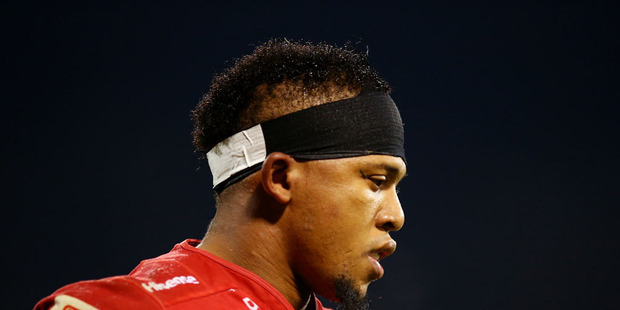 Elton Jantjies of the Lions is pictured during the round 12 Super Rugby match between the Brumbies and the Lions. Photo / Getty Images.