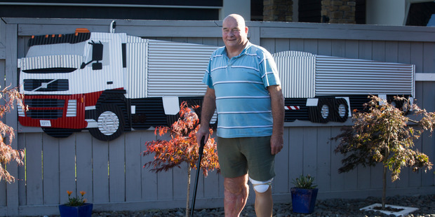 When Steve 'Hoppy' Rastovich was trapped in the cab of his truck his thoughts were with his family and what might happen if he didn't get home alive. Photo / Brett Phibbs