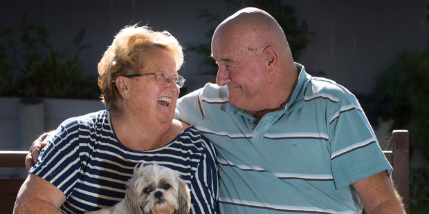 Steve 'Hoppy' Rastovich with his wife Frances. Photo / Brett Phibbs