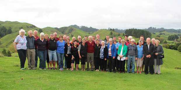 Members past and present of the Strathmore Golf Club, who gathered for the 35th anniversary of the club owning its own land and golf course.