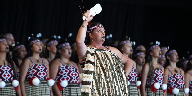 Members of the Tamatea Arikinui group perform at this year's Te Matatini festival, the largest kapa haka event in the world. Photo / Warren Buckland