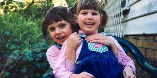 As Anna (right) grew up, she began hearing voices in her head.