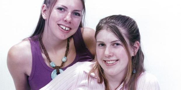 Katie (left) remembers vividly the day she learned her sister (right) was a killer.
