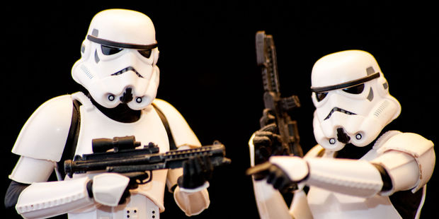 In the latest Star wars movies, everyone has a gun. Photo / 123rf