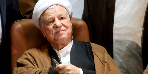 Former Iranian President Akbar Hashemi Rafsanjani. Photo / AP
