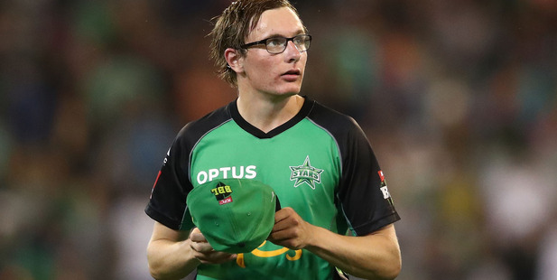 Liam Bowe of the Stars looks on during the Big Bash League match between the Melbourne Stars and the Adelaide Strikers. Photo / Getty