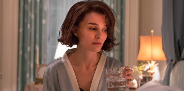 Natalie Portman nails Jackie Kennedy's unusual private school accent and poised wide smile in the film, Jackie.