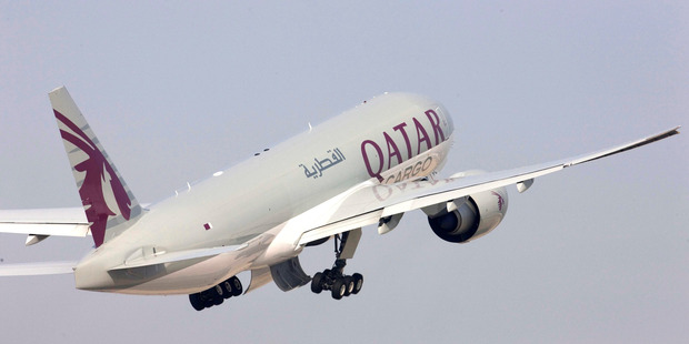 Qatar Airways will use a Boeing 777-200LR on the Auckland-Doha route.