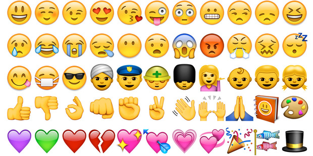 An emoji is an electronic icon used to express an idea or emotion.