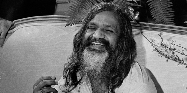 Maharishi Mahesh Yogi, Hindu spiritual leader. Photo / AP