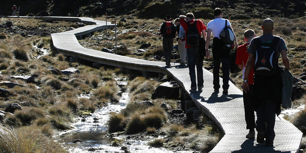 Its possible overseas visitors could be charged more to use nation parks like Tongariro National Park in the Central Plateau.